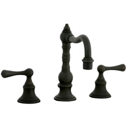Cifial 268.130.W30 - High Pillar Widespread Lavatory Faucet - Weathered