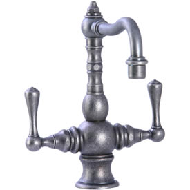 Cifial 268.225.D20 - High T-body 1-hole Bar Faucet Lever Handle - Distressed Nickel