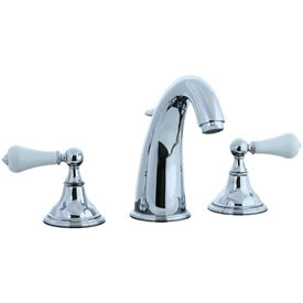 Cifial 272.150.625 - Asbury Porcelain Lever Hi-arch Widespread Lavatory Faucet - Polished Chrome