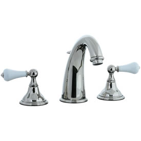 Cifial 272.150.721 - Asbury Porcelain Lever Hi-arch Widespread Lavatory Faucet - Polished Nickel