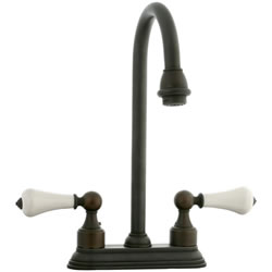 Cifial 272.225.W30 - Asbury Porcelain Lever 4-inch Center Bar Faucet -Weathered