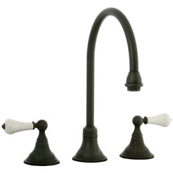Cifial 272.230.W30 - Asbury Porcelain Lever Kitchen Widespread Faucet without spray -Weathered