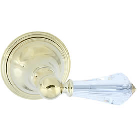 Cifial 275.665.X10 - Asbury Crystal Handle Wall Volume Control Valve or Transfer Diverter Valve TRIM -PVD Brass