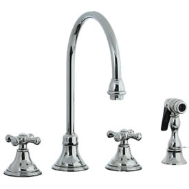 Cifial 277.245.721 - Asbury Kitchen Widespread Faucet with spray