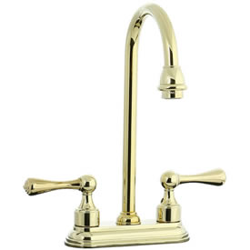 Cifial 278.225.X10 - Asbury 4-inch Center Bar Faucet -PVD Brass