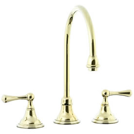 Cifial 278.230.X10 - Asbury Kitchen Widespread Faucet without spray -PVD Brass