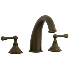 Cifial 278.650.V05 - Asbury 3-pc Hi-arch Roman Tub Faucet Trim - Aged Brass
