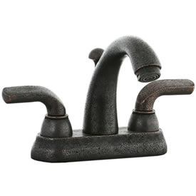 Cifial 295.115.D15 - Stone Mountain 4-inch cc Lavatory Faucet with Lever Handle-Dstrs Bronze