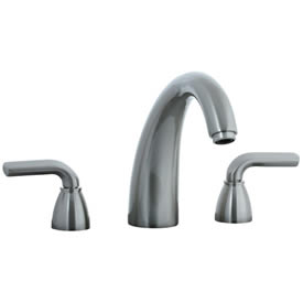 Cifial 295.650.620 - Stone Mountain Roman Tub Filler Trim with Lever Handle-Satin Ni