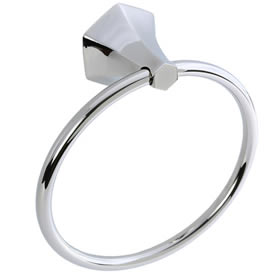 Cifial 401.440.721 - Hexa Towel Ring - Polished Nickel