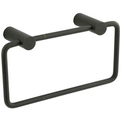 Cifial 422.440.W30 - Techno Straight Two-Post Towel Ring - Weathered