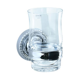 Cifial 456.760.625 - Cystal tumbler with holder