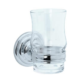 Cifial 477.760.625 - Crystal tumbler with holder