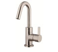 Danze D221530BN Amalfi 1H Lavatory Faucet Single Hole Mount w/ 50/50 Touch Down Drain & Optional Deck Plate Included 1.5gpm Brushed Nickel