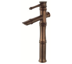 Danze D225045RBD - South Sea Single Handle Vessel Filler Lever Handle with Brass Grid Strainer Drain - Oil Rubbed BronzeD