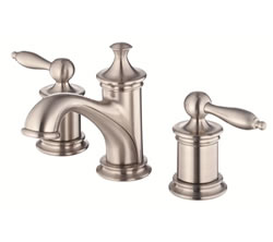 Danze D304010BN - Prince Two Handle Widespread Lavatory Faucet with Touch Down Drain - Tumbled Bronzeushed Nickel