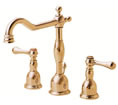 Danze D304057PBV Opulence 2H Widespread Lavatory Faucet w/ Metal Touch Down Drain 1.5gpm Polished Brass