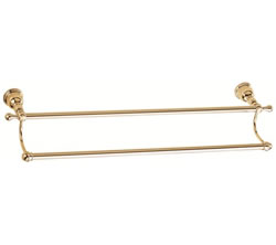 Danze D443611PBV - Opulence 24-inch Double Towel Bar  - Polished Tumbled BronzeaStainless Steel