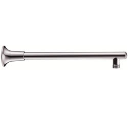 Danze D481237 - 12-inch J Shaped Shower Arm with Flange - Polished Chrome