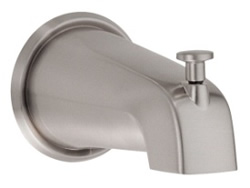 Danze D606225BN - 5 1/2-inch Wall Mount Tub Spout with Diverter - Tumbled Bronzeushed Nickel