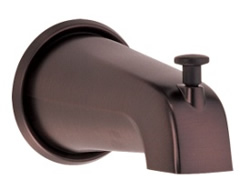Danze D606225RB - 5 1/2-inch Wall Mount Tub Spout with Diverter - Oil Rubbed Bronze