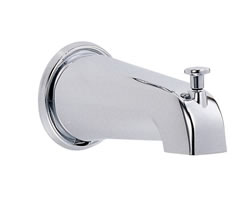 Danze D606425 - 8-inch Wall Mount Tub Spout with Diverter - Polished Chrome