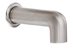 Danze D606558BN - 6 1/2-inch Wall Mount Tub Spout - Tumbled Bronzeushed Nickel