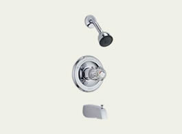 Delta 1348 Classic: Monitor 13 Series Tub And Shower, Chrome