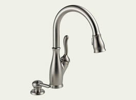 Delta 19978-SSSD-DST - Delta Leland: Kitchen Single Handle Pull Down Faucet, None - Stainless