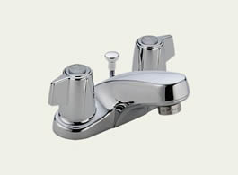 Delta Classic: Two Handle Centerset Lavatory Faucet - 2520-MPU