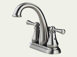Delta Lewiston: Two Handle Centerset Lavatory Faucet - 25901LF-SS