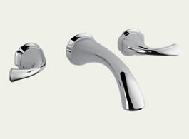 Delta Addison: Two Handle Wall-Mount Lavatory Faucet - 3592LF-WL