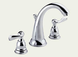 Delta Foundations Windemere: Two Handle Widespread Lavatory Faucet - 35996LF