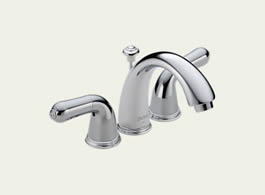 Delta Innovations: Two Handle Mini-Widespread Lavatory Faucet - 4530-24