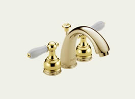 Delta Innovations: Two Handle Mini-Widespread Lavatory Faucet - 4530-PBLHP