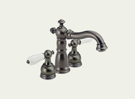 Delta Victorian: Two Handle Mini-Widespread Lavatory Faucet - Less Handles - 4555-PTLHP