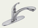 Delta 470-ARWE-DST Signature: Single Handle Pull-Out Water-Efficient Kitchen Faucet, Arctic Stainless
