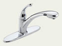 Delta 470-WE-DST Signature: Single Handle Pull-Out Water-Efficient Kitchen Faucet, Chrome