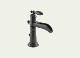 Delta Victorian: Single Handle Centerset Lavatory Faucet - 554-RB