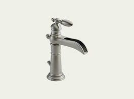 Delta Victorian: Single Handle Centerset Lavatory Faucet - 554-SS
