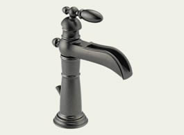 Delta Victorian: Single Handle Centerset Lavatory Faucet - 554LF-PT