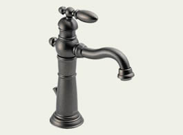 Delta Victorian: Single Handle Centerset Lavatory Faucet - 555LF-PT