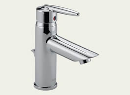 Delta Grail: Single Handle Centerset Lavatory Faucet - 585LF-MPU