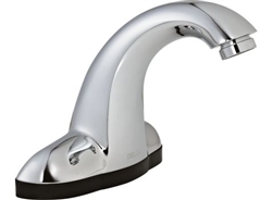 Delta Commercial 591TP1250 - Electronics: 4" Centerset Faucet With Proximity Sensing Technology - Battery Operated, Chrome