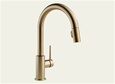 Delta 9159-CZ-DST Trinsic: Single Handle Pull-Down Kitchen Faucet, Champagne Bronze