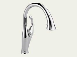 Delta 9192-DST Addison: Single Handle Pull-Down Kitchen Faucet, Chrome