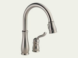 Delta Leland: Single Handle Water Efficent Pull-Down Kitchen Faucet - 978-SSWE-DST