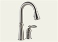 Delta 9955-SS-DST Victorian: Single Handle Pull-Down Bar / Prep Faucet, Stainless