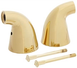 Delta H64PB Innovations: Metal Lever Handle Set - Roman Tub, Polished Brass