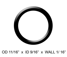 Delta RP14414  O-Rings (2) - 13 / 14 Series, Not Applicable